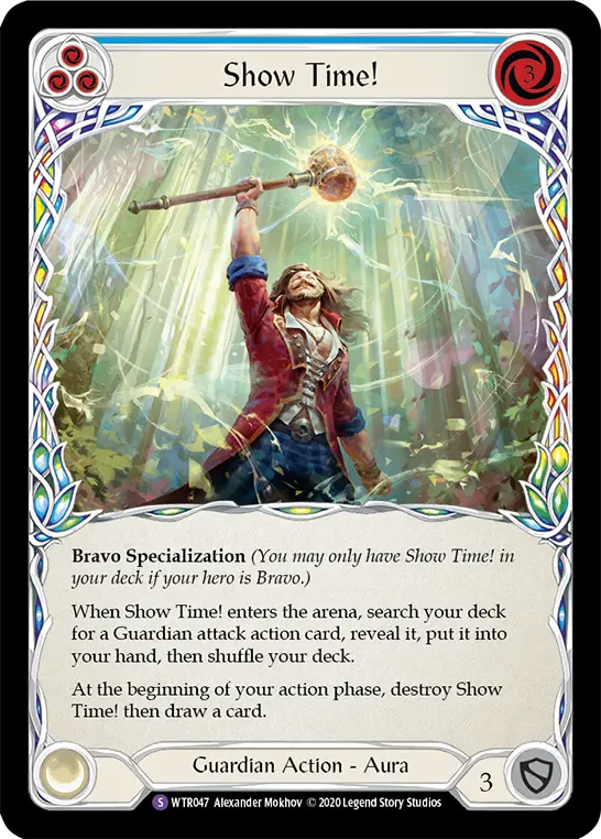 Show Time! BLUE R-WTR047 - Welcome to Rathe - Unlimited Revised - Flesh and blood card