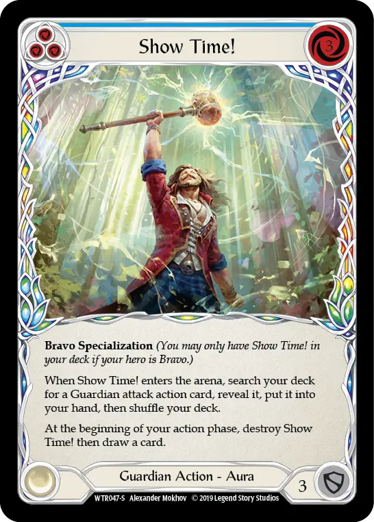 Show Time! BLUE WTR047 - Welcome to Rathe - Flesh and blood card
