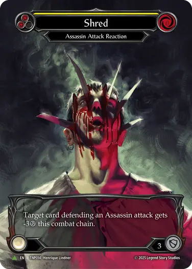 Shred TNP014-MV - Tournament Pack - Flesh and blood card