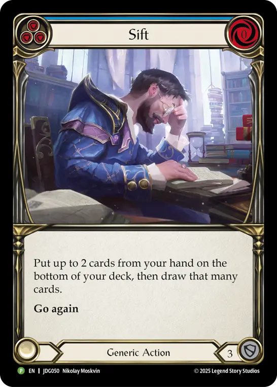 Sift BLUE JDG050-CF - Judge Pack 7 - Flesh and blood card