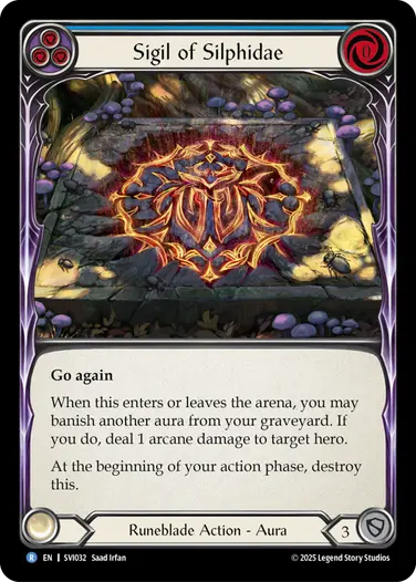 Sigil of Silphidae SVI032 - Silver Age Chapter 1 - Viserai - Flesh and blood card
