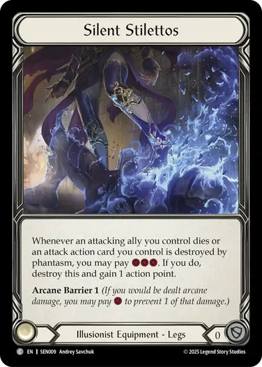 Silent Stilettos SEN009 - Silver Age Chapter 2 - Enigma - Flesh and blood card