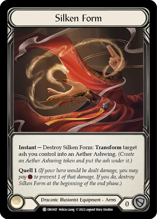 Silken Form DRO007 - Dromai - Blitz Deck - Flesh and blood card