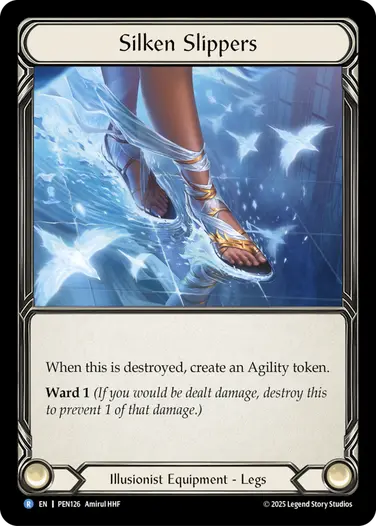 Silken Slippers PEN126 - Compendium of Rathe - Flesh and blood card
