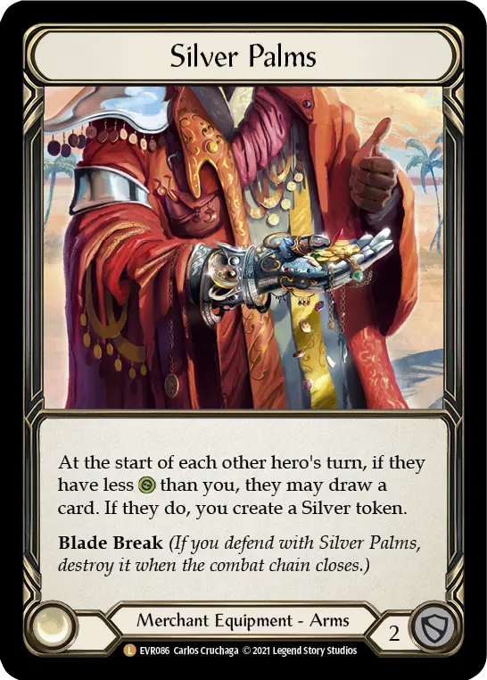Silver Palms EVR086-CF - Everfest - Flesh and blood card