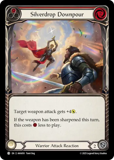 Silverdrop Downpour AHA010 - Armory Deck - Hala, Bladesaint of the Vow - Flesh and blood card