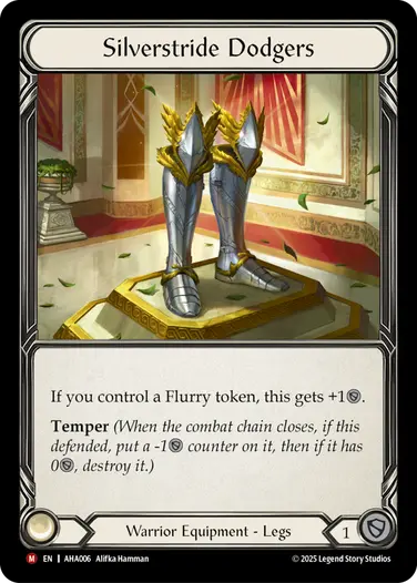 Silverstride Dodgers AHA006-RF - Armory Deck - Hala, Bladesaint of the Vow - Flesh and blood card