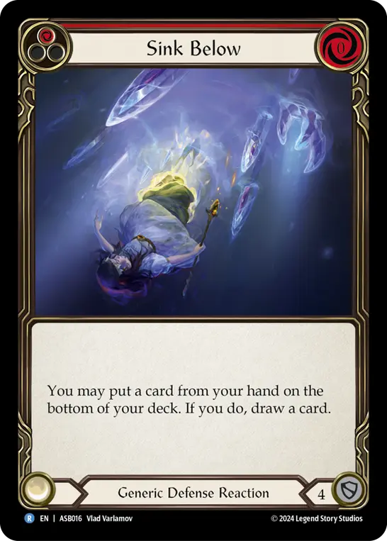 Sink Below RED ASB016 - Armory Deck - Ser Boltyn, Breaker of Dawn - Flesh and blood card