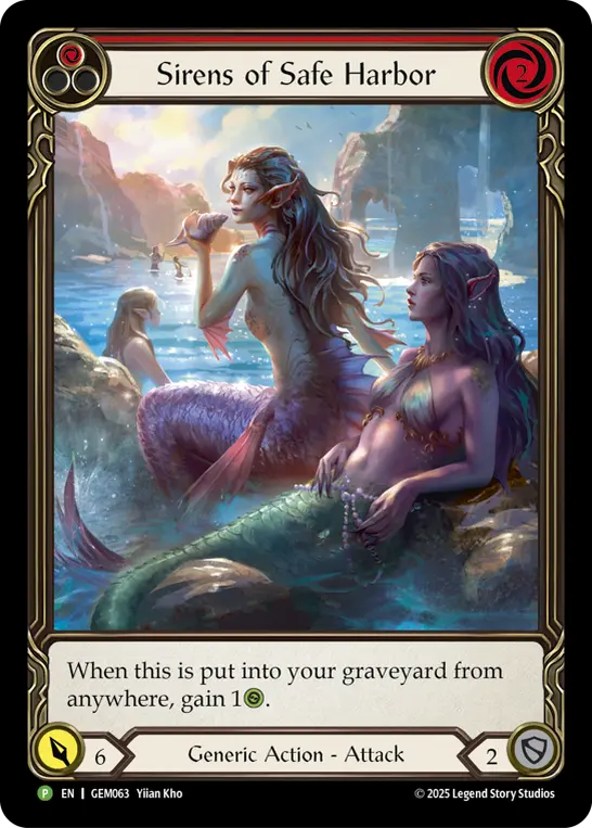 Sirens of Safe Harbor RED GEM063 - GEM - Pack 2 - Flesh and blood card