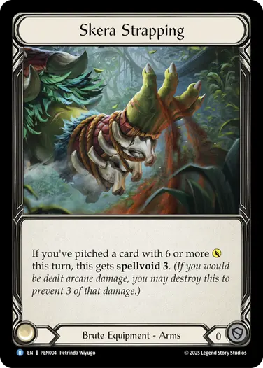 Skera Strapping PEN004 - Compendium of Rathe - Flesh and blood card
