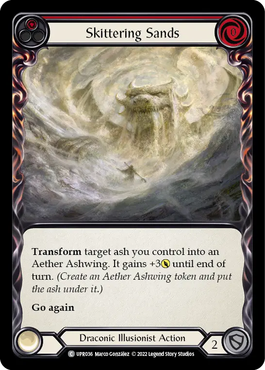 Skittering Sands RED UPR036 - Uprising - Flesh and blood card