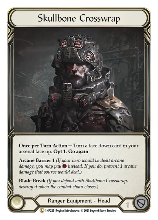 Skullbone Crosswrap 1HP225 - History Pack 1 - Flesh and blood card
