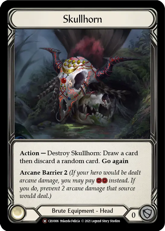 Skullhorn U-CRU006-RF - Crucible of War - Unlimited - Flesh and blood card