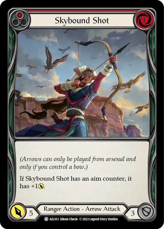 Skybound Shot RED AZL013 - Azalea - Blitz Deck - Flesh and blood card