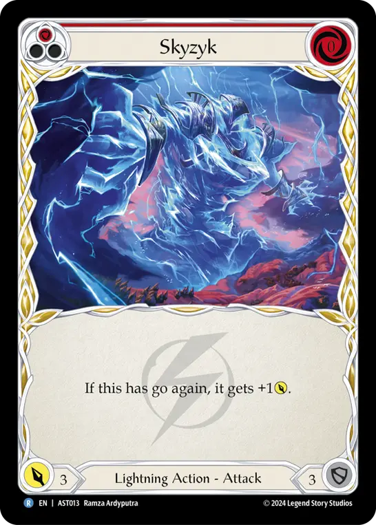 Skyzyk RED AST013 - Armory Deck - Aurora, Shooting Star - Flesh and blood card