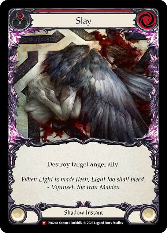 Slay RED EVO248 - Bright Lights - Flesh and blood card