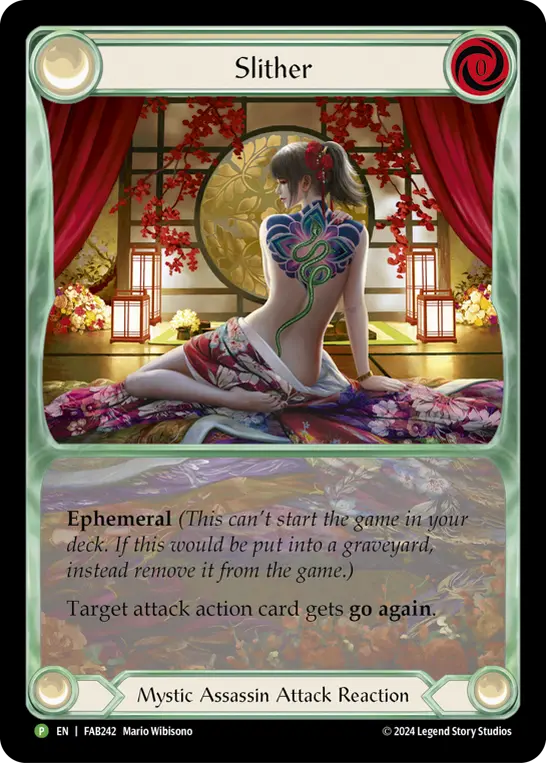 Slither FAB242-CF - Prize Wall - Part the Mistveil - Flesh and blood card