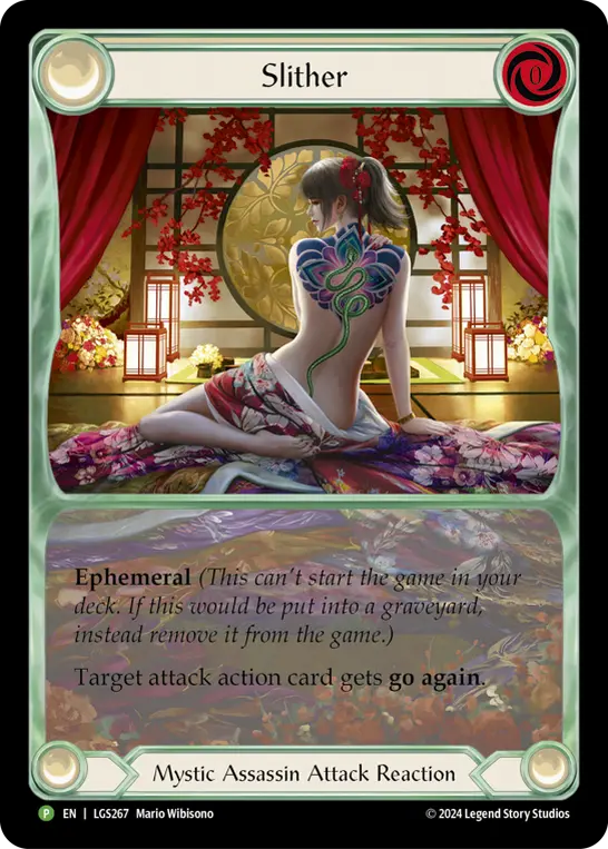 Slither LGS267-RF - Pre-release - Part the Mistveil - Flesh and blood card