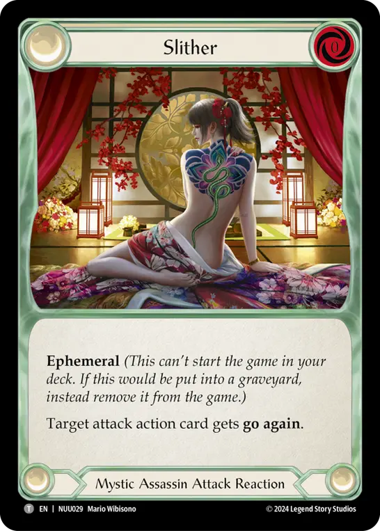 Slither NUU029 - Nuu - Blitz Deck - Flesh and blood card