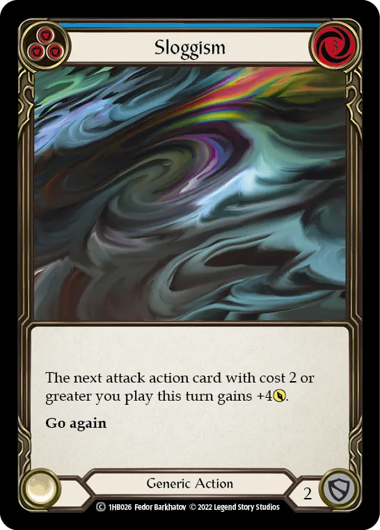 Sloggism BLUE 1HB026 - Bravo - Blitz Deck - Flesh and blood card