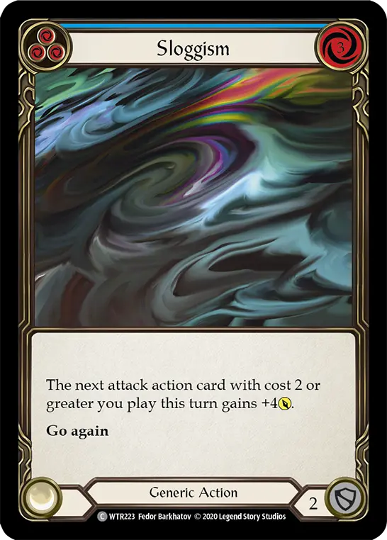 Sloggism BLUE R-WTR223 - Welcome to Rathe - Unlimited Revised - Flesh and blood card