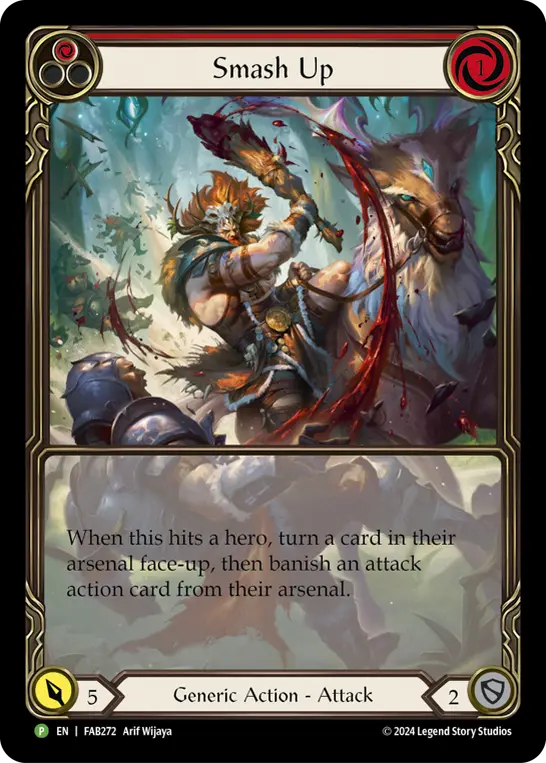 Smash Up RED FAB272-RF - Battle Hardened - Rosetta - Flesh and blood card