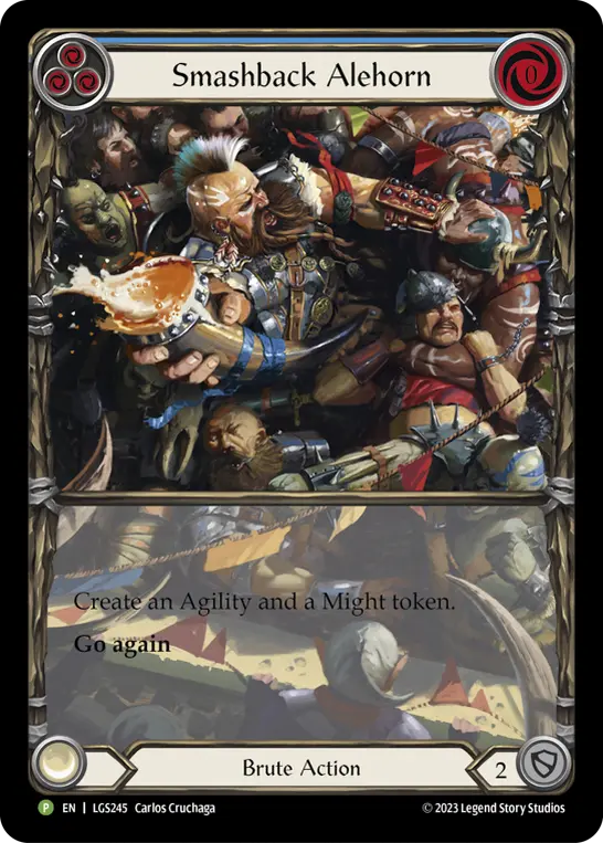 Smashback Alehorn BLUE LGS245-RF - Armory - Season 12 - Flesh and blood card