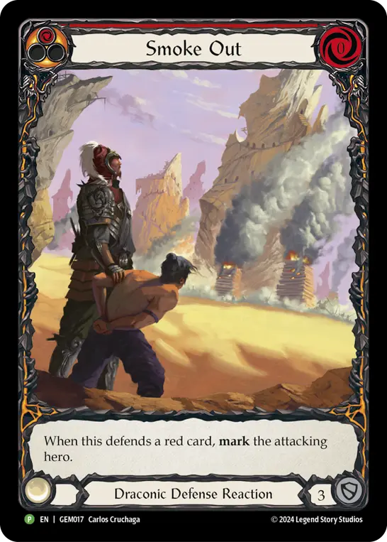 Smoke Out RED GEM017 - GEM - Pack 1 - Flesh and blood card