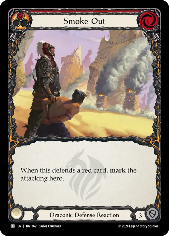 Smoke Out RED HNT162 - The Hunted - Flesh and blood card