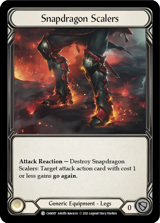Snapdragon Scalers CHN007 - Chane - Blitz Deck - Flesh and blood card