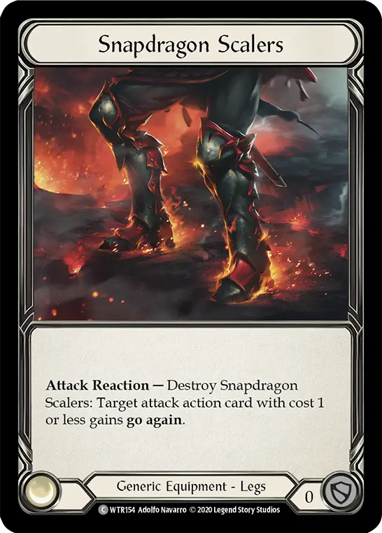 Snapdragon Scalers R-WTR154 - Welcome to Rathe - Unlimited Revised - Flesh and blood card