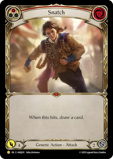 Snatch ANQ031 - Compendium of Rathe - Antiquity Pack - Flesh and blood card