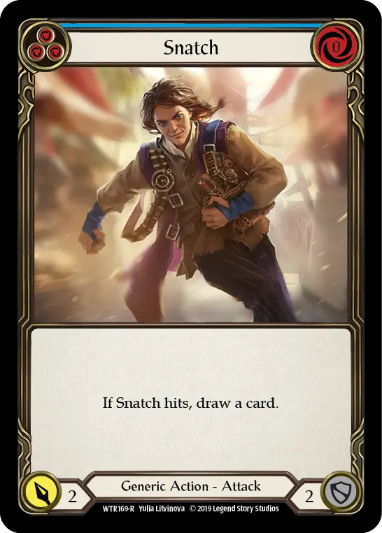 Snatch BLUE WTR169 - Welcome to Rathe - Flesh and blood card