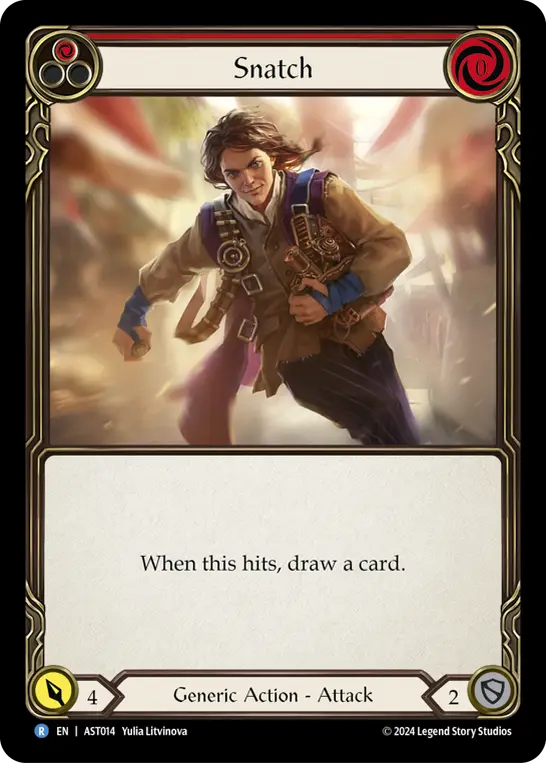 Snatch RED AST014 - Armory Deck - Aurora, Shooting Star - Flesh and blood card