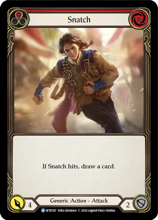 Snatch RED U-WTR167-RF - Welcome to Rathe - Unlimited - Flesh and blood card