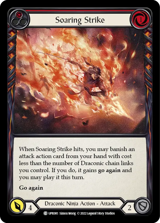 Soaring Strike RED UPR081 - Uprising - Flesh and blood card