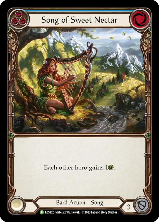 Song of Sweet Nectar BLUE LGS220-RF - Social Play Kit - Melody - Flesh and blood card