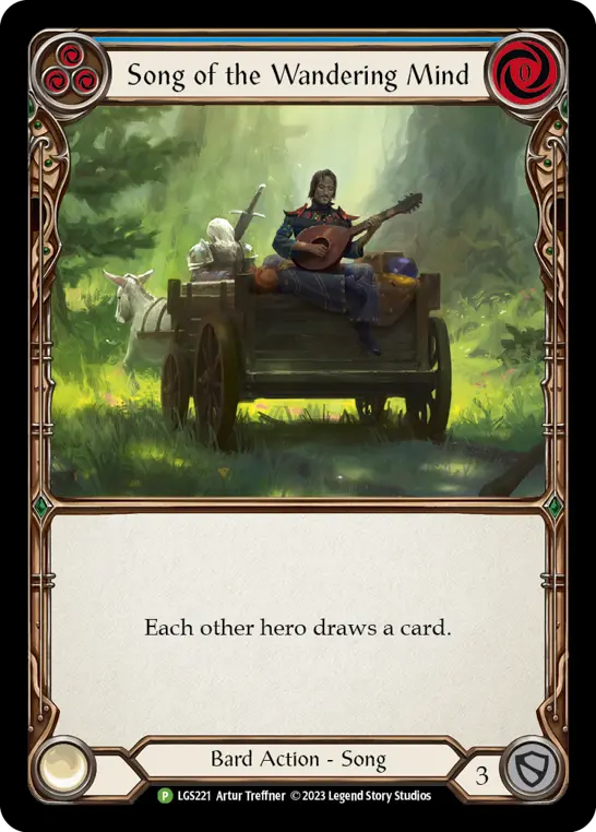 Song of the Wandering Mind BLUE LGS221-RF - Social Play Kit - Melody - Flesh and blood card