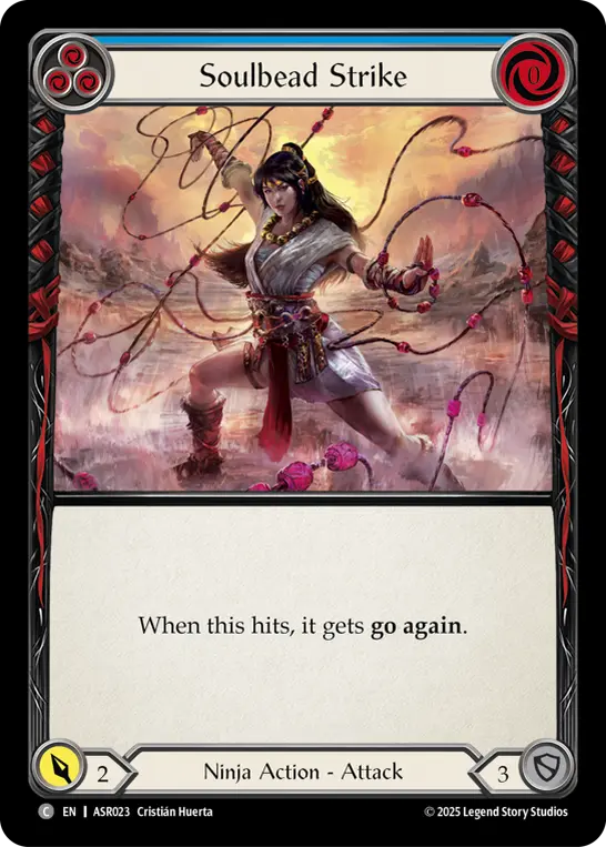 Soulbead Strike BLUE ASR023 - Armory Deck - Ira, Scarlet Revenger - Flesh and blood card