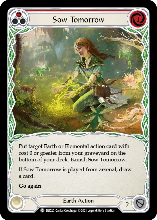 Sow Tomorrow RED BRI020 - Briar - Blitz Deck - Flesh and blood card