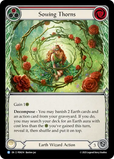 Sowing Thorns PEN214 - Compendium of Rathe - Flesh and blood card