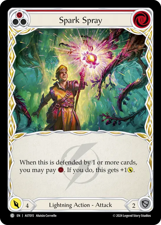 Spark Spray RED AST015 - Armory Deck - Aurora, Shooting Star - Flesh and blood card