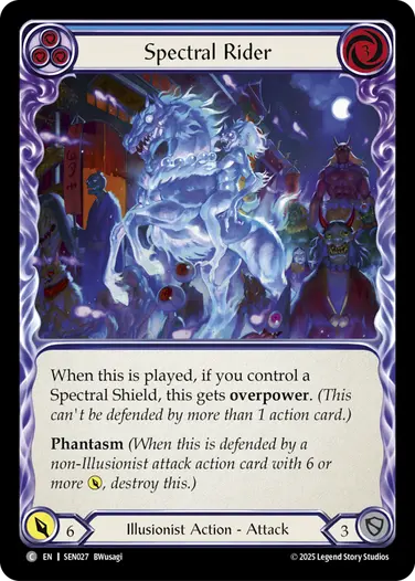 Spectral Rider SEN027 - Silver Age Chapter 2 - Enigma - Flesh and blood card