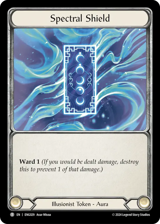 Spectral Shield ENG029 - Enigma - Blitz Deck - Flesh and blood card