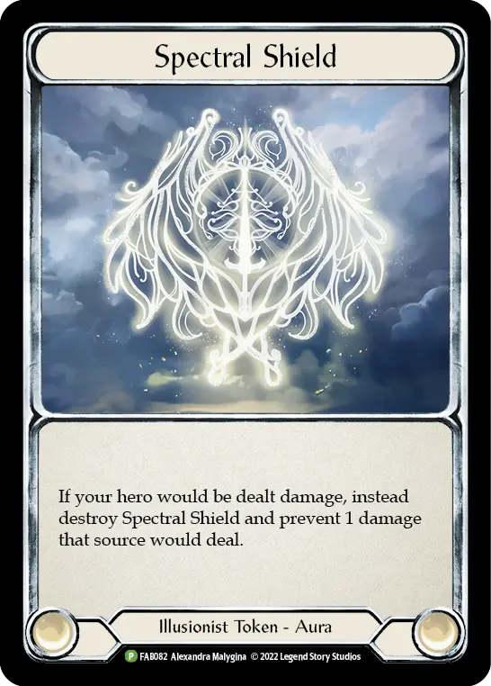 Spectral Shield FAB082-CF - Prize Wall - Everfest - Flesh and blood card