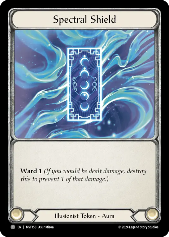 Spectral Shield MST158 - Part the Mistveil - Flesh and blood card
