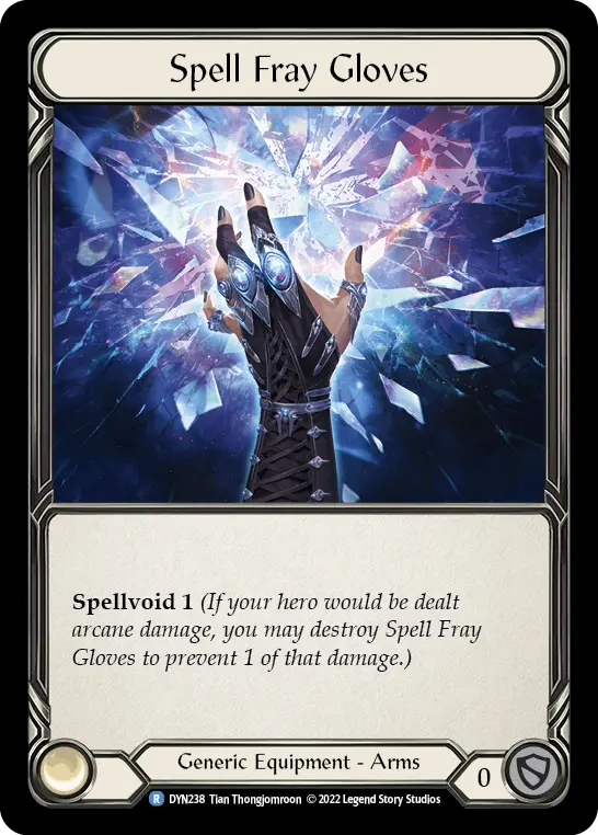 Spell Fray Gloves DYN238 - Dynasty - Flesh and blood card