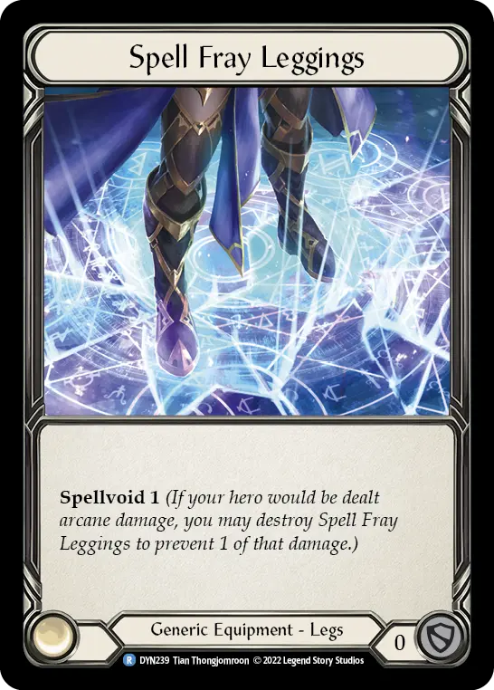 Spell Fray Leggings DYN239 - Dynasty - Flesh and blood card