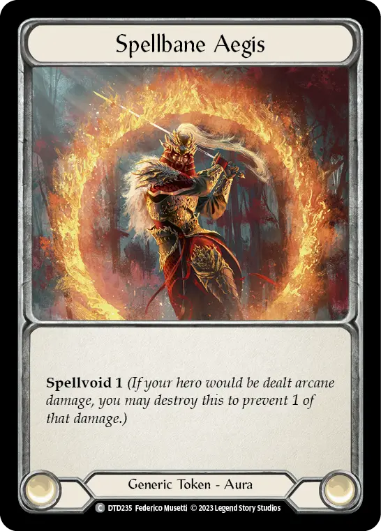 Spellbane Aegis DTD235 - Dusk till Dawn - Flesh and blood card