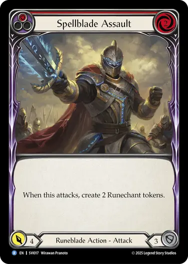 Spellblade Assault SVI017 - Silver Age Chapter 1 - Viserai - Flesh and blood card